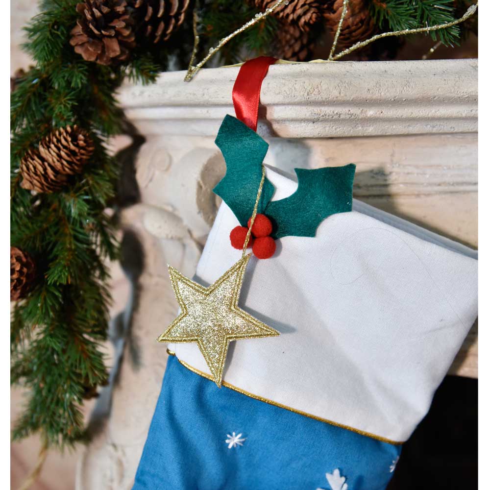 Personalised Reindeer Christmas Stocking