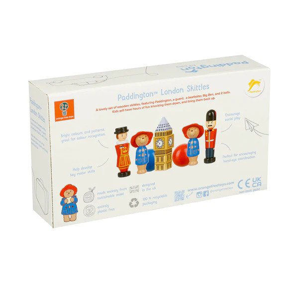 Paddington Wooden Skittles set