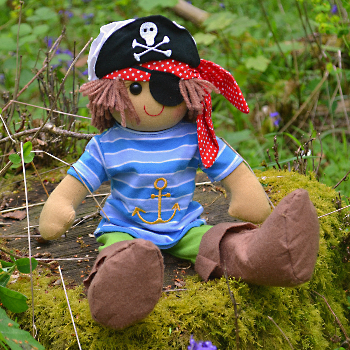 Jack Pirate Personalised Rag Doll – Little Birdie House