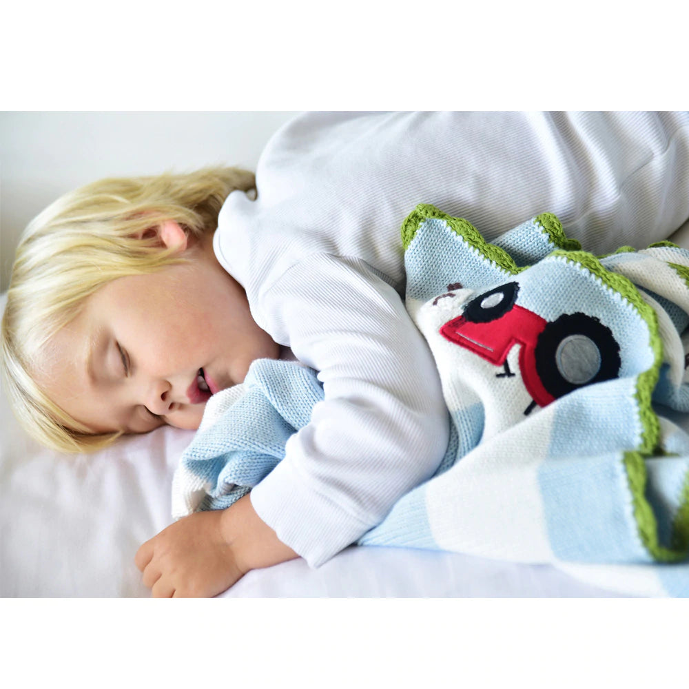 Farmyard Personalised Pram Blanket
