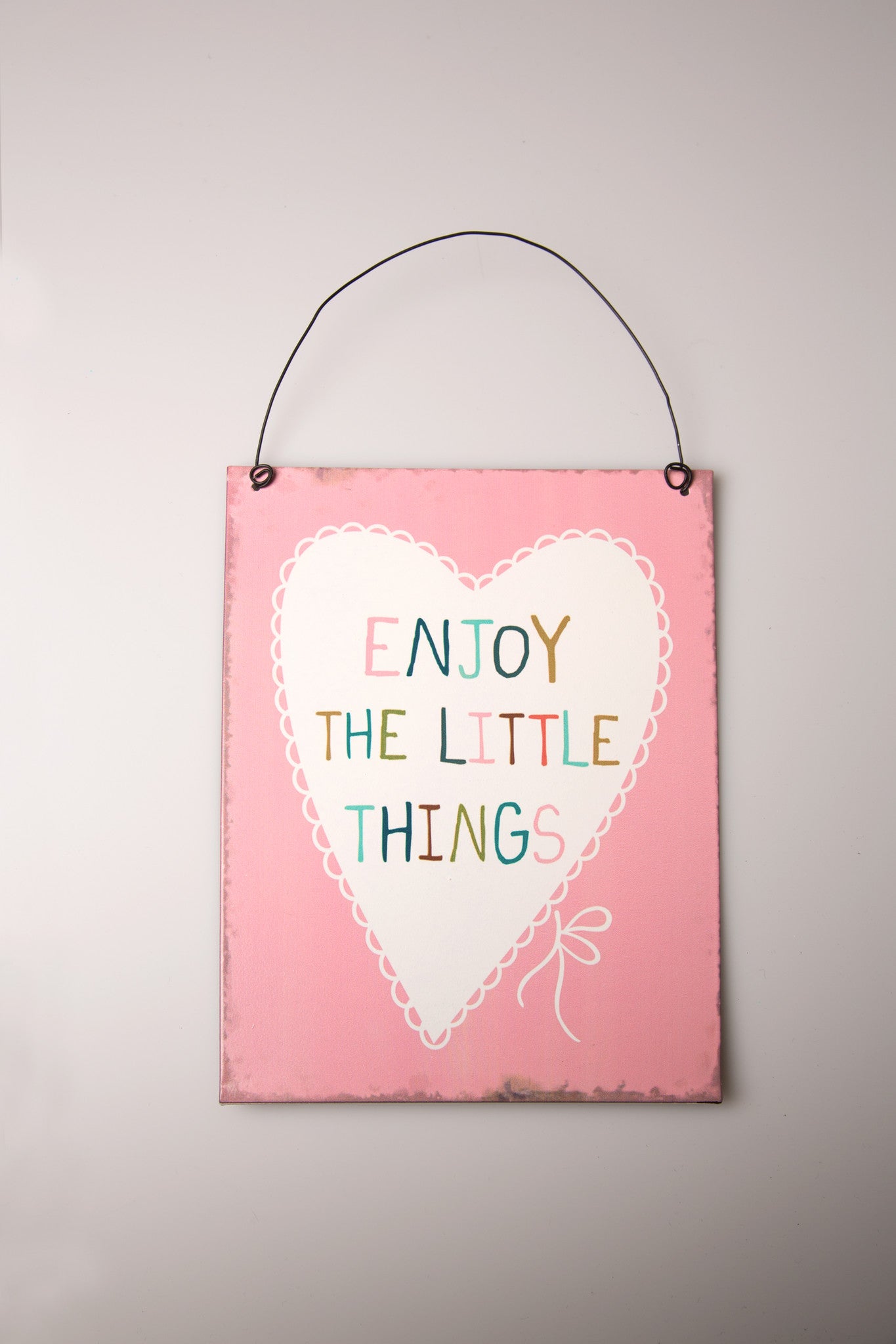 Enjoy The Little Things Plaque