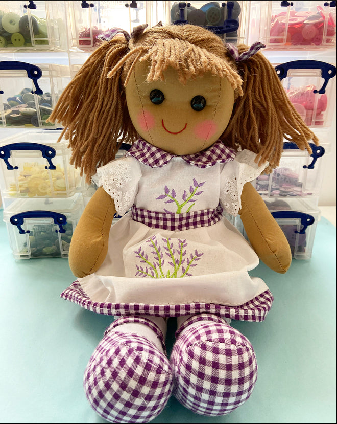 Lavender Personalised Rag Doll