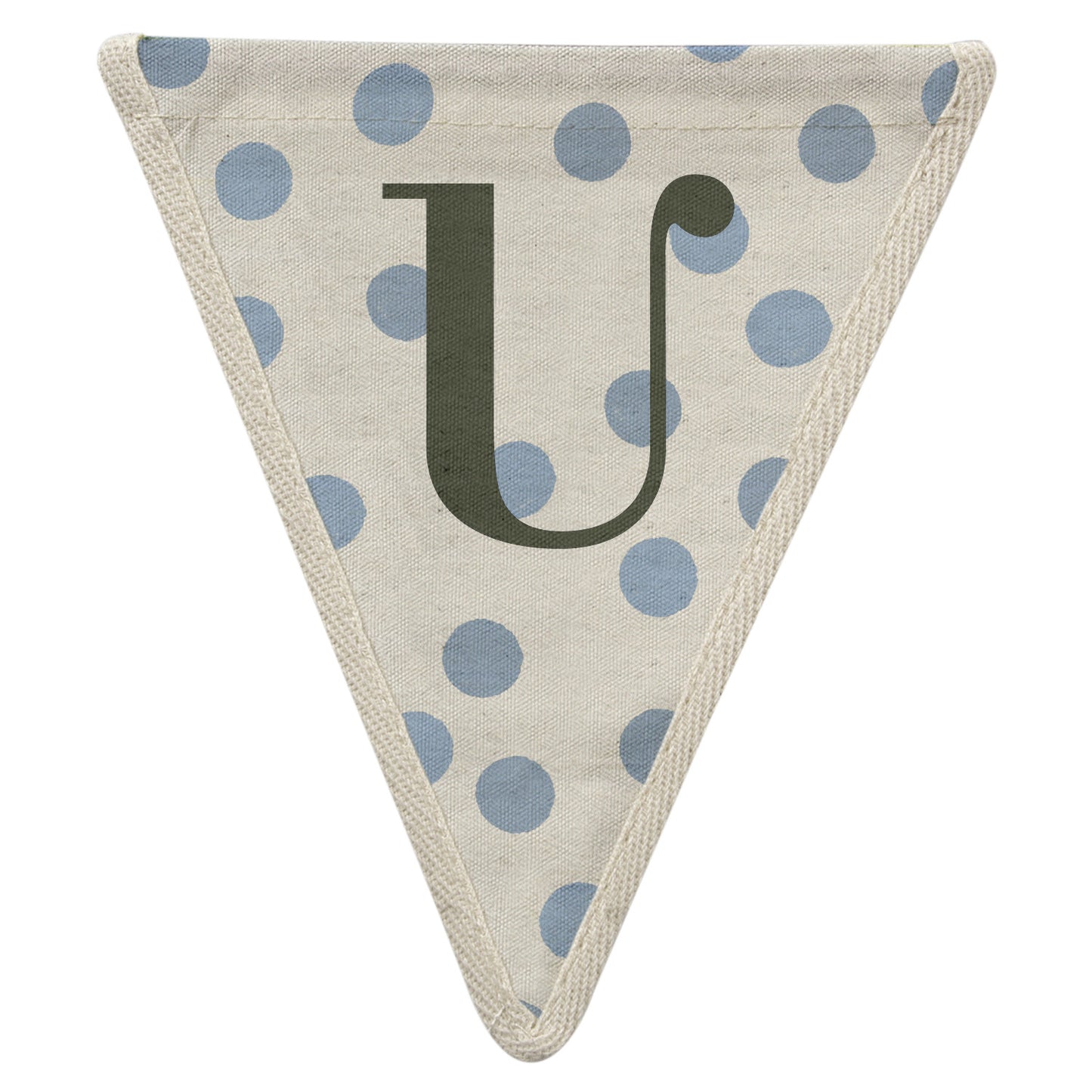 Fabric Printed Alphabet Bunting