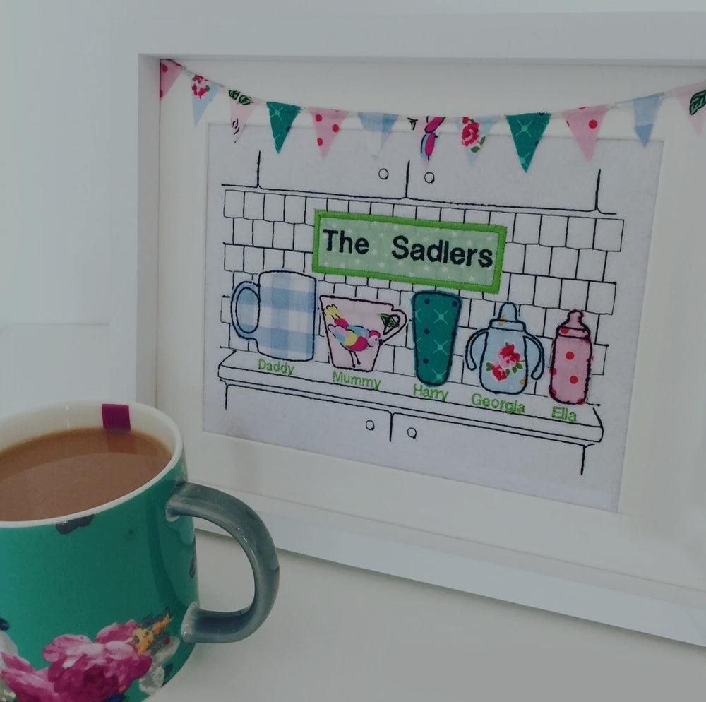 Personalised Embroidered Frames