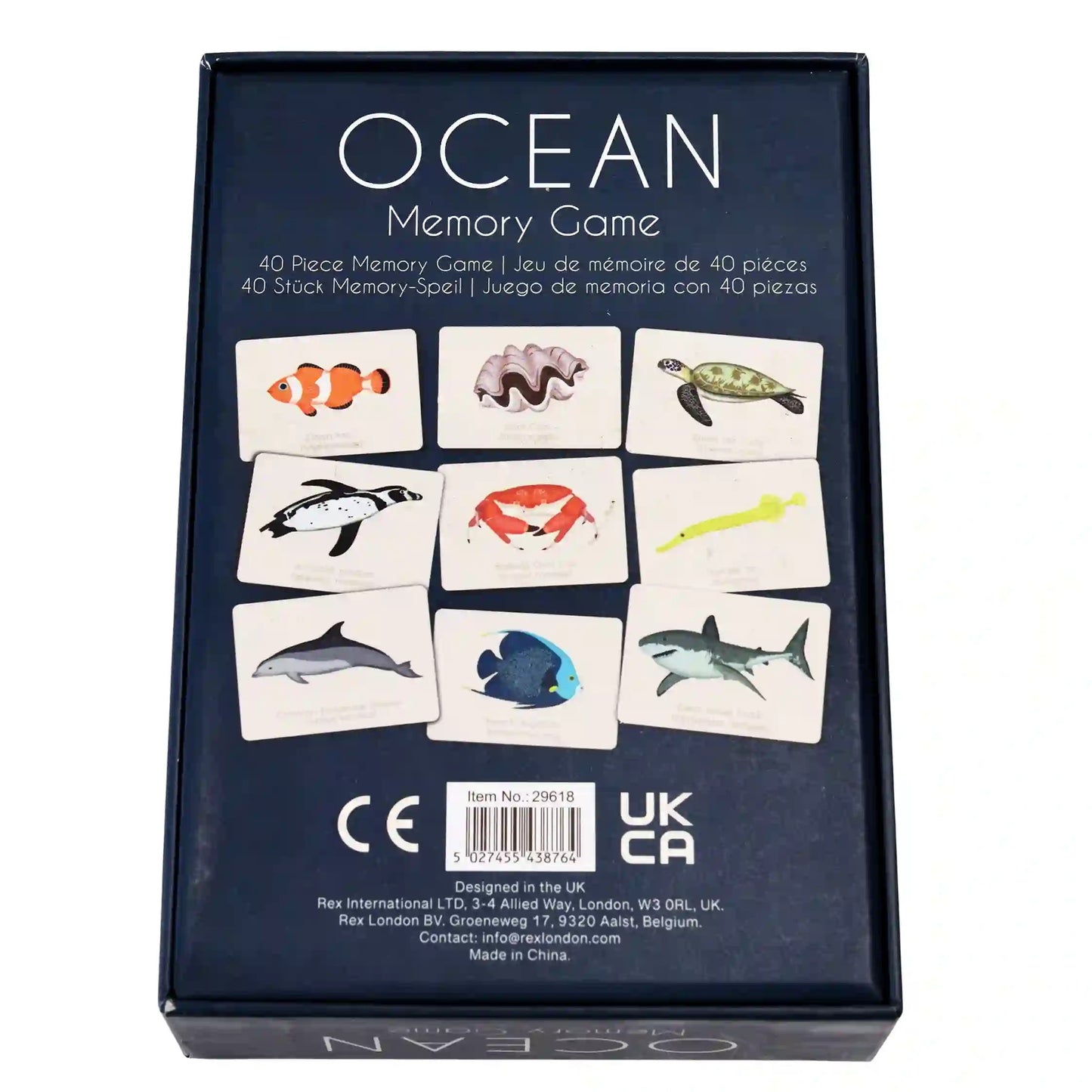 Sea Life Memory Game