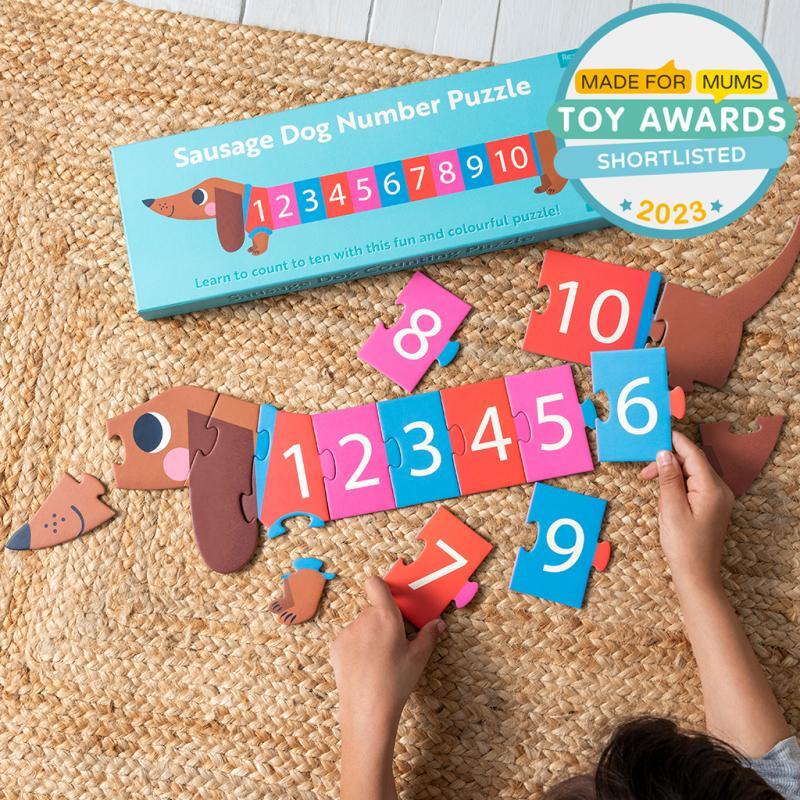 Sausage Dog Counting Numbers Floor Puzzle