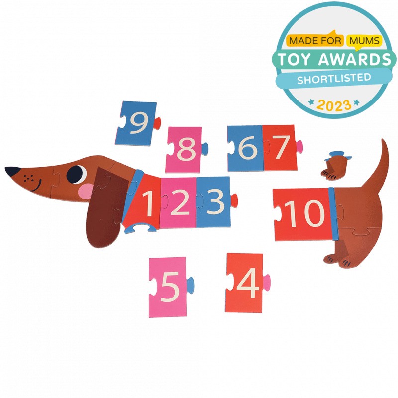 Sausage Dog Counting Numbers Floor Puzzle