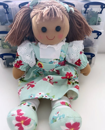 SECOND- READ DESCRIPTION Harriett Personalised Rag Doll