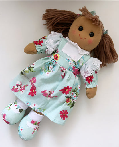 SECOND- READ DESCRIPTION Harriett Personalised Rag Doll