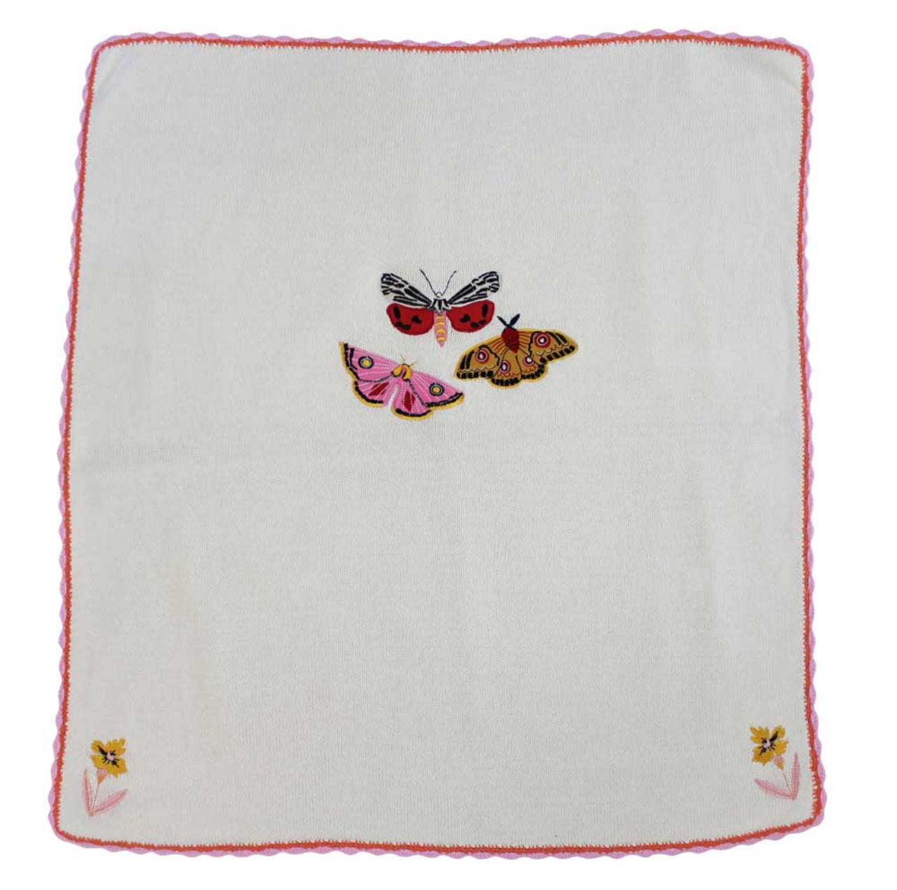 Butterfly Personalised Pram Blanket