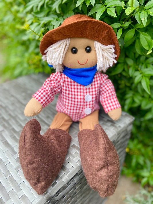 Billy Cowboy Personalised Rag Doll