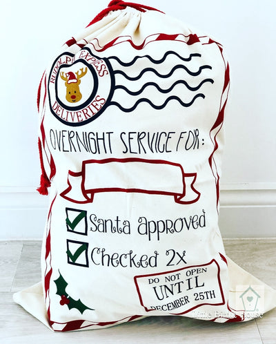 Personalised Rudolph Express Christmas Sack