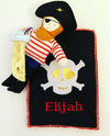 Mini Pirate Personalised Doll With Suitcase
