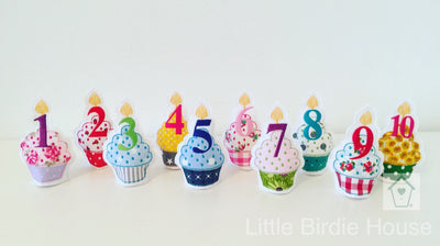Personalised Birthday Cupcake Tea Light