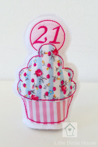 Personalised Birthday Cupcake Tea Light