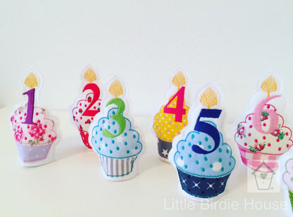 Personalised Birthday Cupcake Tea Light