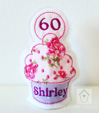 Personalised Birthday Cupcake Tea Light