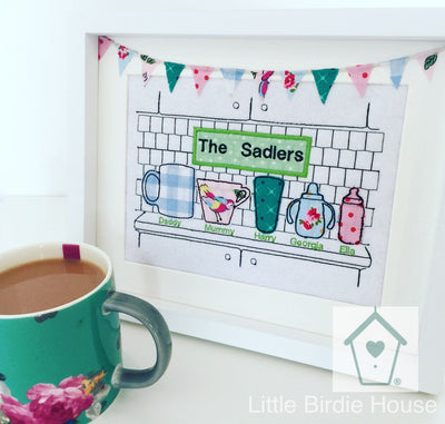 Personalised Tea Time Family Frame