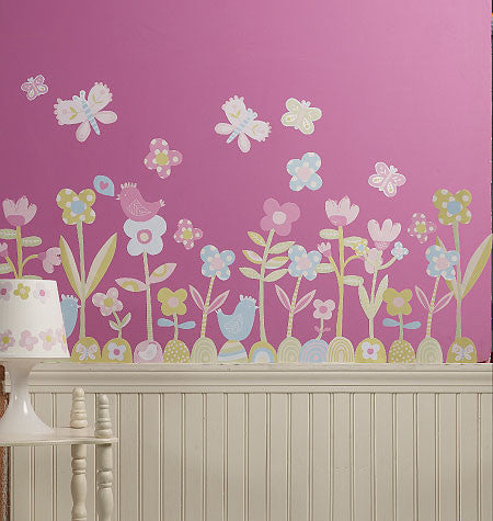 Whimsical Garden Wall Stickers