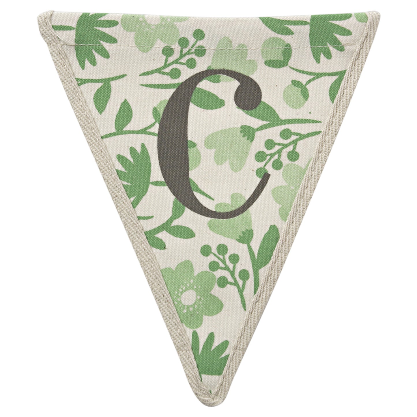 Fabric Printed Alphabet Bunting