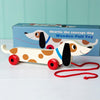 Wooden Sausage Dog Pull Along Toy
