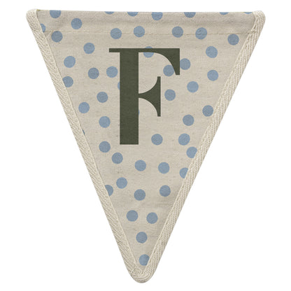 Fabric Printed Alphabet Bunting