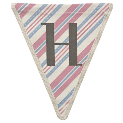 Fabric Printed Alphabet Bunting