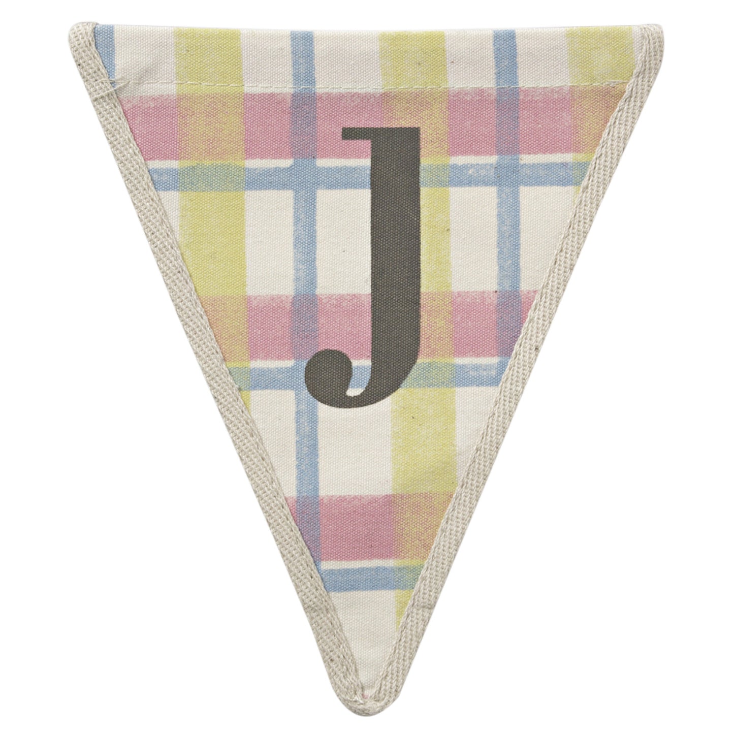 Fabric Printed Alphabet Bunting