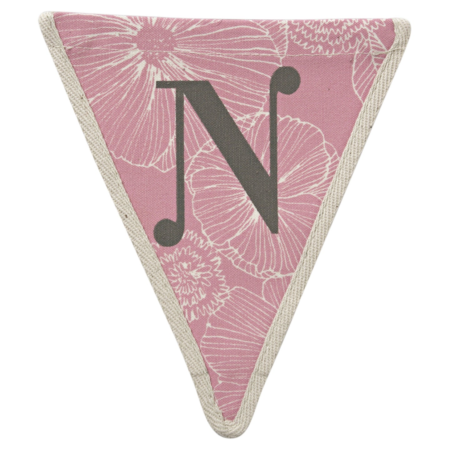 Fabric Printed Alphabet Bunting