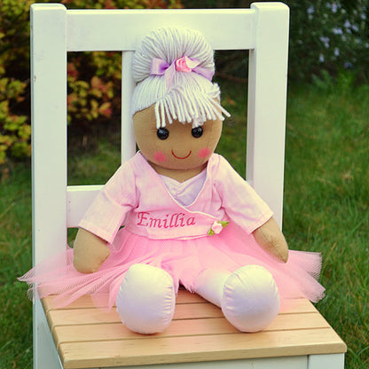 Darcy Ballerina Personalised Rag Doll