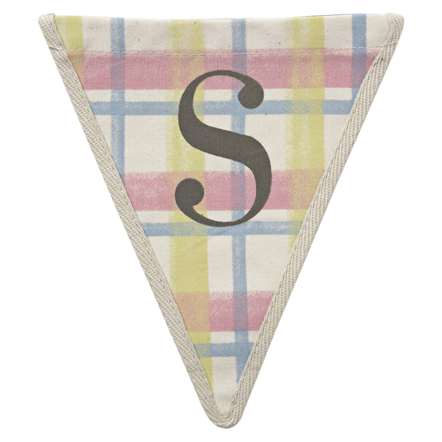 Fabric Printed Alphabet Bunting