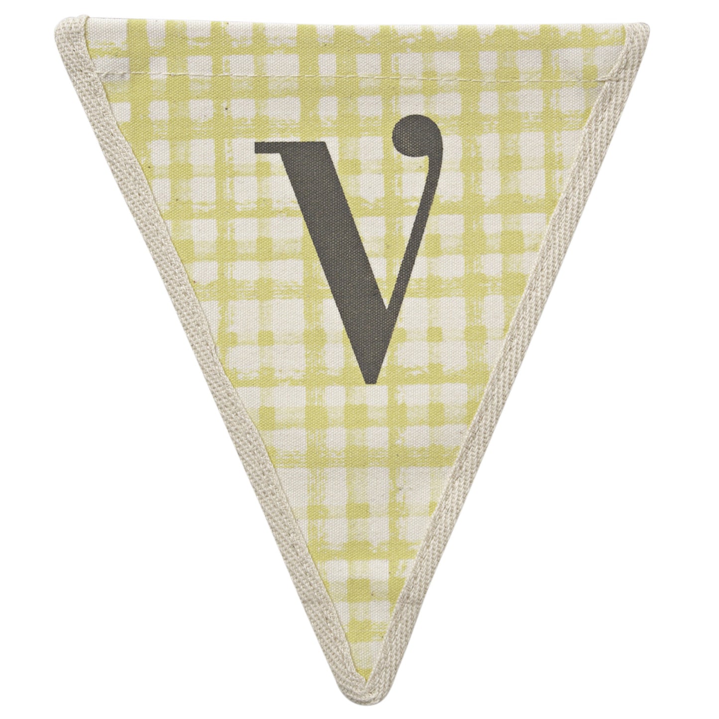 Fabric Printed Alphabet Bunting