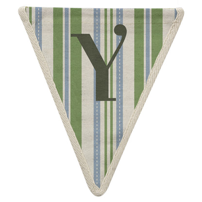 Fabric Printed Alphabet Bunting